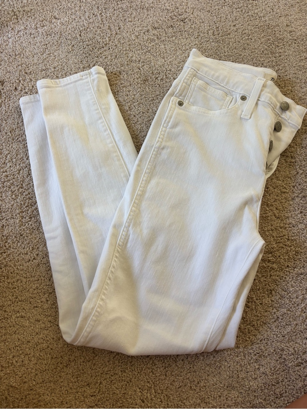 Madewell High Rise Cropped Skinny Jeans